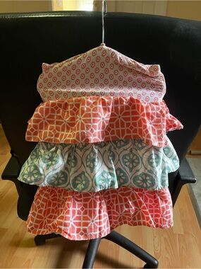 Levtex hanging diaper stacker Ruffle Tiered